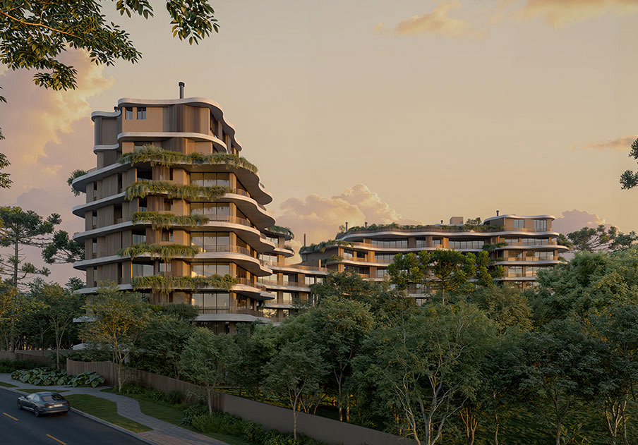 Projeto contemporâneo, sofisticado e atemporal, expressando a essência de uma arquitetura pura.